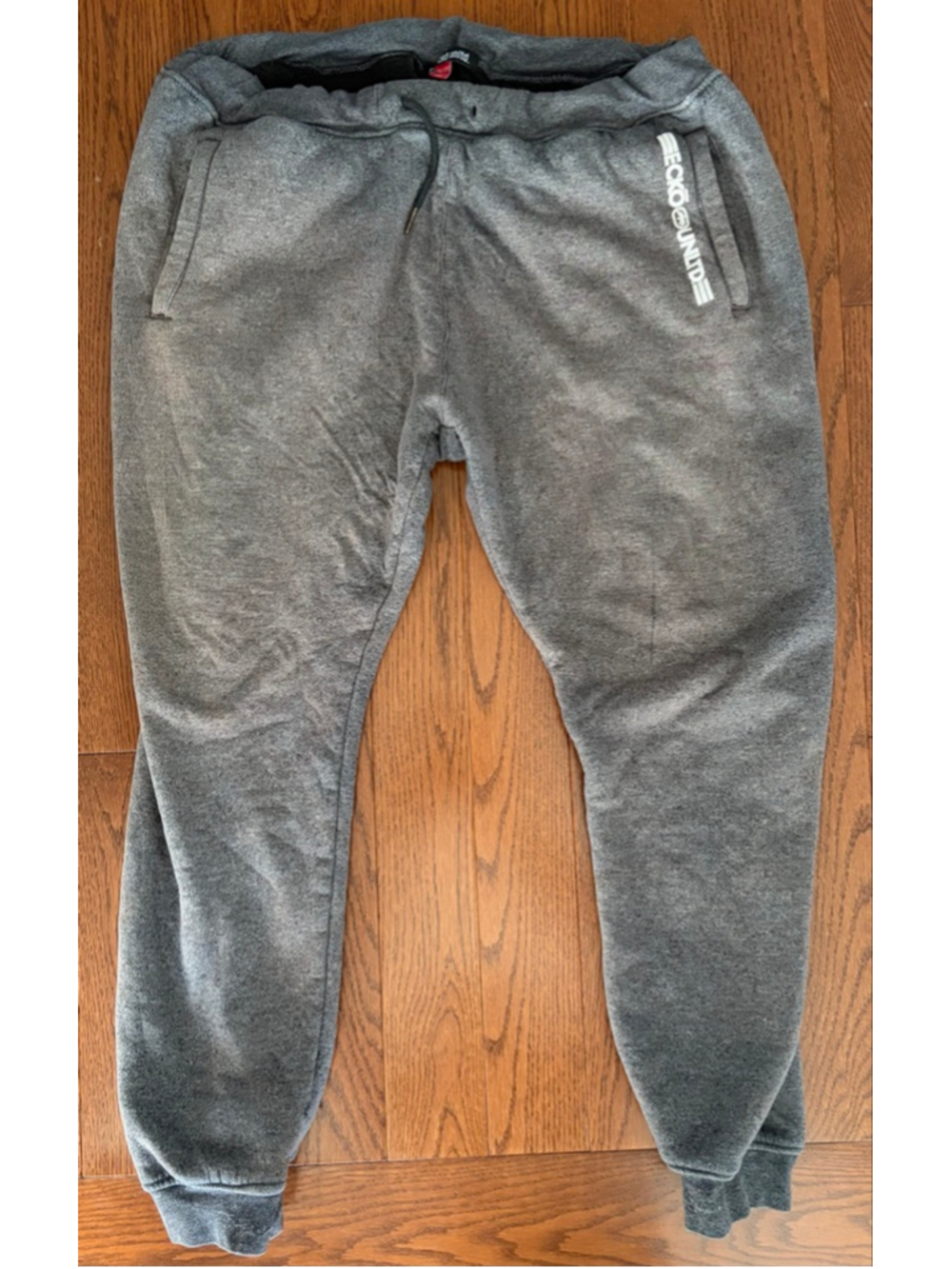Men's Ecko Unltd. Gray Black Sweatpants & Joggers 2XLT